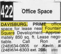 Fountain Square - Dec 16 1999 Article (newer photo)